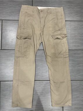 Levi’s Men’s Khaki Cargo Pants Size W33 L30 Good Condition